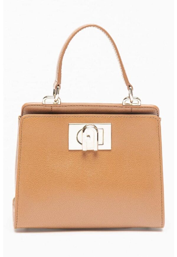 Geanta mica de piele cu maner si bareta detasabila 1927