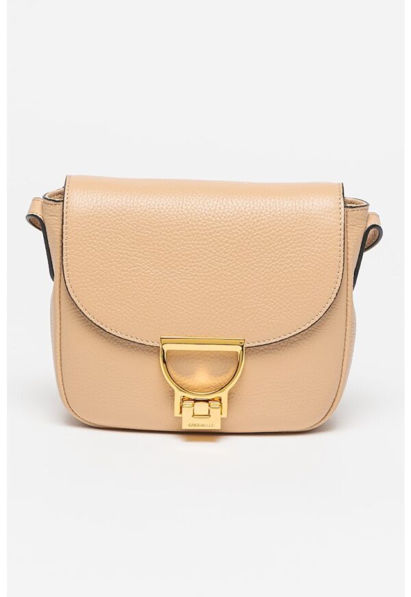 Geanta crossbody de piele cu aspect texturat Arlettis