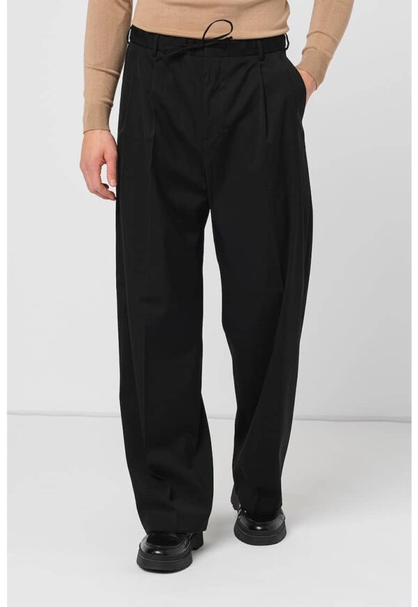 Pantaloni lejeri din amestec de lana Gabardine