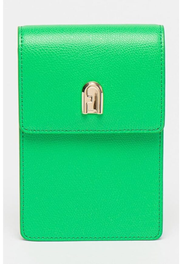 Geanta crossbody mica din piele cu bareta din lant 1927