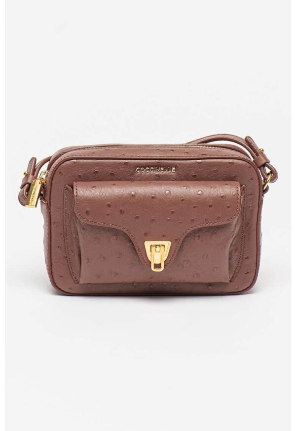 Geanta crossbody de piele lacuita Beat