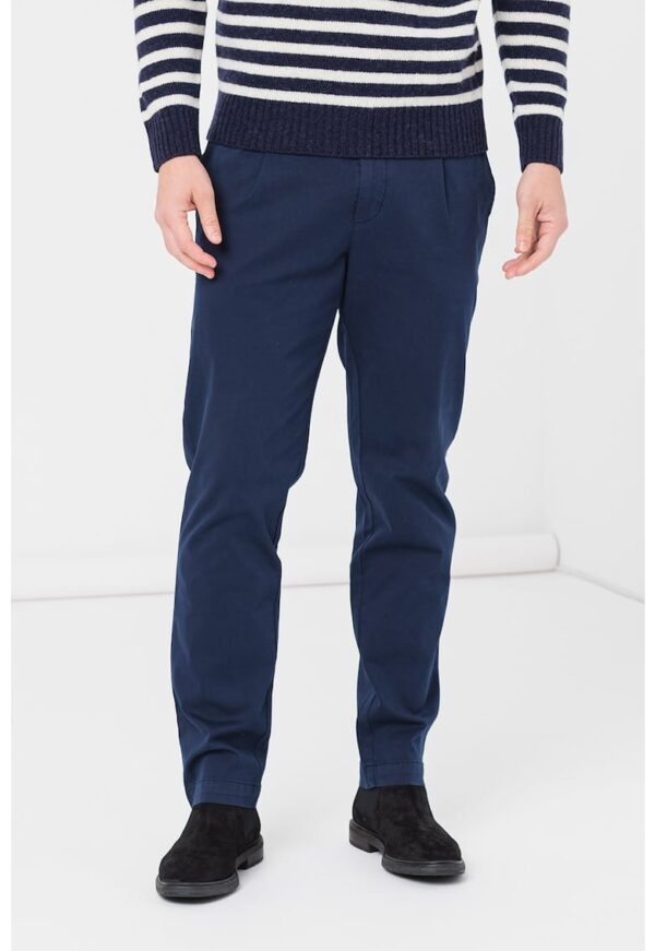 Pantaloni chino cu talie elastica