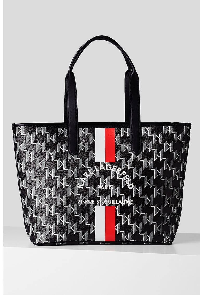 Geanta shopper cu model monograma
