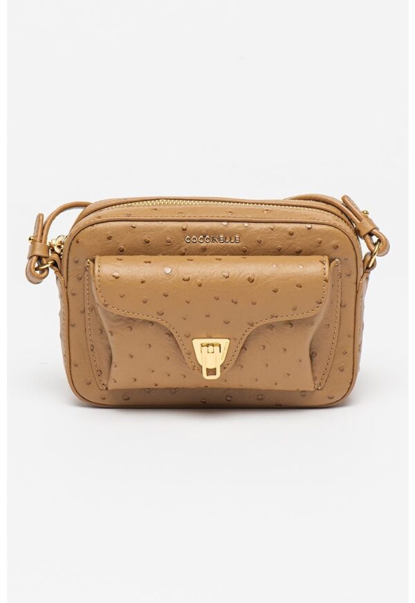 Geanta crossbody de piele lacuita Beat