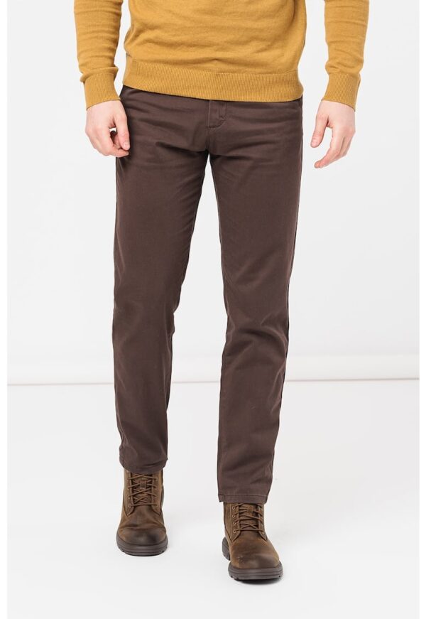 Pantaloni chino cu talie medie Ollie