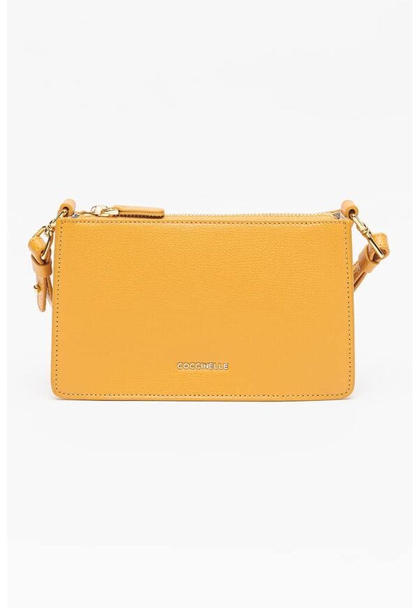 Geanta crossbody de piele cu logo Arya