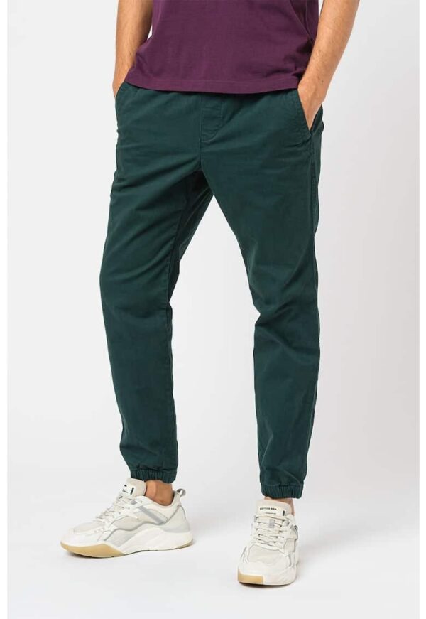 Pantaloni chino slim fit cu snur de ajustare