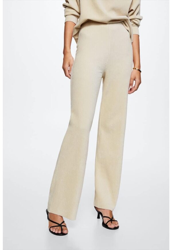 Pantaloni de reiat cu talie elastica Pana