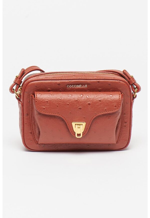 Geanta crossbody de piele lacuita Beat