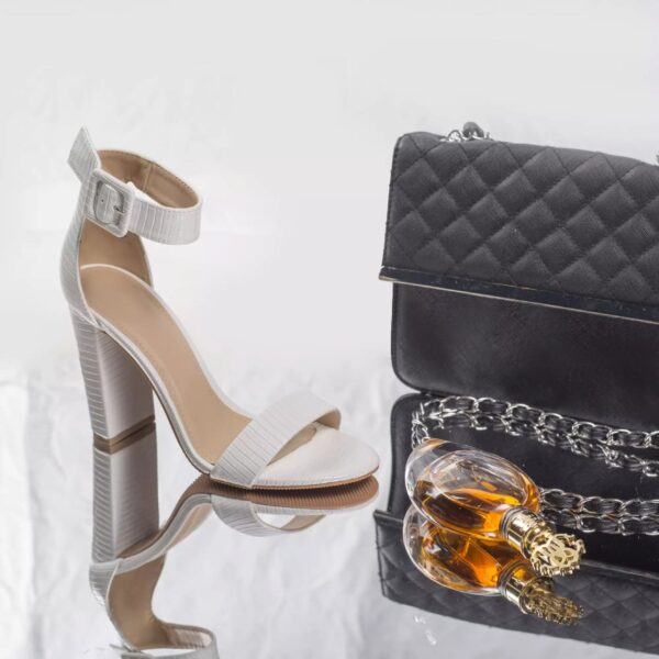 SANDALE CU TOC DALYA PIELE ECOLOGICA ALB