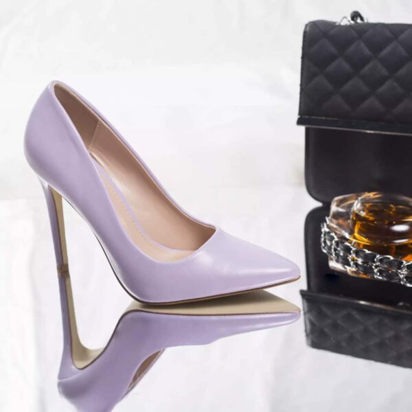 STILETTO SENNA PIELE ECOLOGICA VIOLET