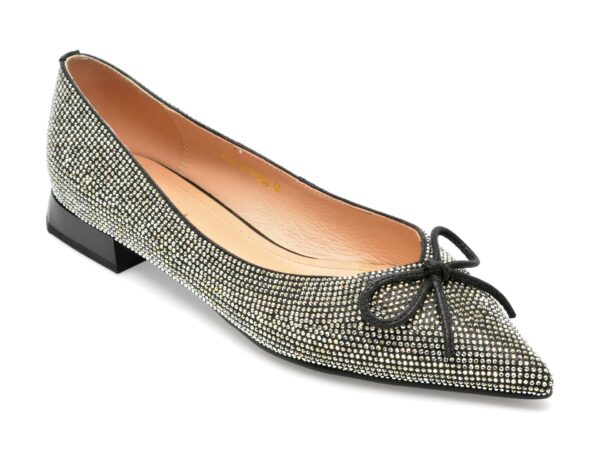 Balerini EPICA argintii, 7050311, din material textil