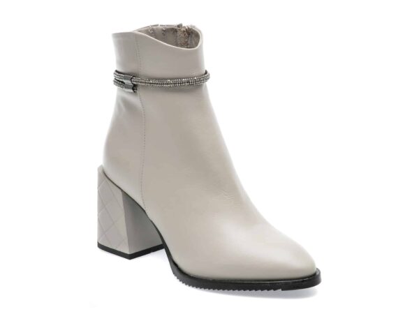 Botine FLAVIA PASSINI gri, 1072, din piele naturala