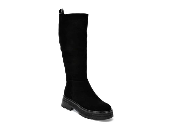 Cizme FLAVIA PASSINI negre, X41M2B, din piele intoarsa