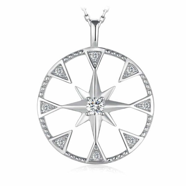 Colier de argint Crystal Star