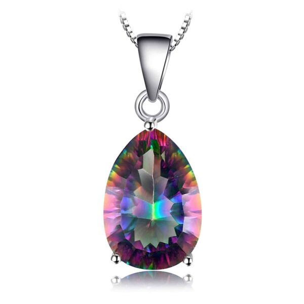 Colier din argint Mystic Topaz Drop