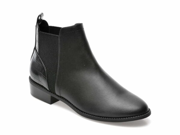 Ghete ALDO negre, RANAVER001, din piele ecologica