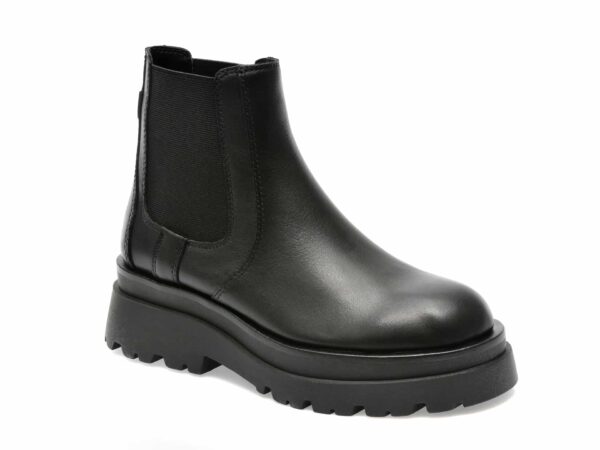 Ghete ALDO negre, STOMPD001, din piele naturala