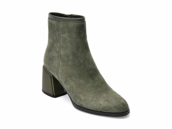 Ghete EPICA kaki, 6559501, din piele intoarsa