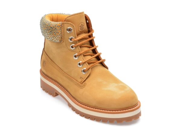 Ghete LUMBERJACK galbene, 5050006, din nabuc
