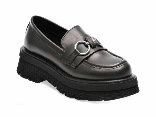 Mocasini GRYXX negri, 62930809, din piele naturala
