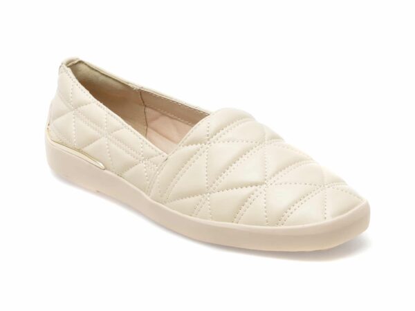 Pantofi ALDO bej, QUILTEN110, din piele naturala