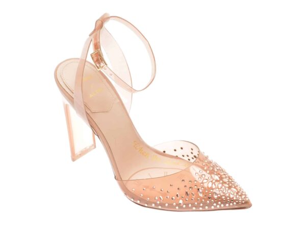 Pantofi ALDO nude, GLASSSLIPPER270, din pvc