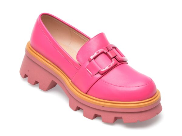 Pantofi EPICA fucsia, 2A31NE2, din piele naturala