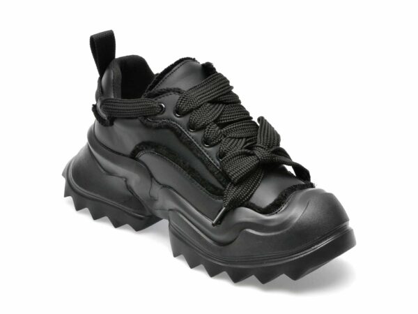 Pantofi EPICA negri, 8650, din piele naturala