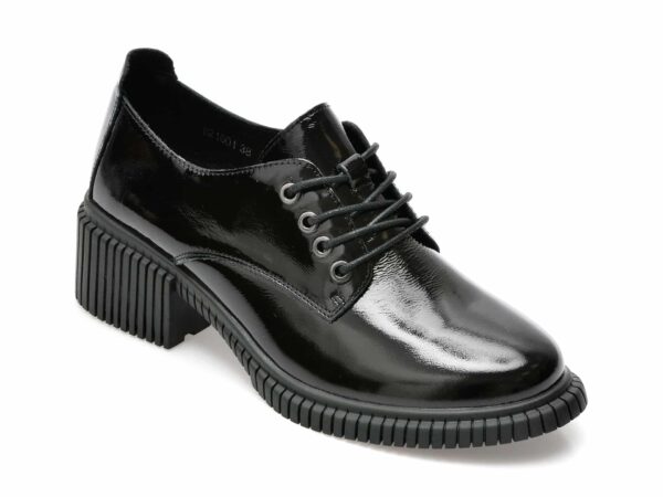Pantofi FLAVIA PASSINI negri, B21601, din piele naturala lacuita
