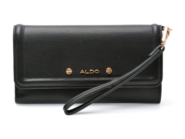 Portofel ALDO negru, ELBOBALDAR001, din piele ecologica