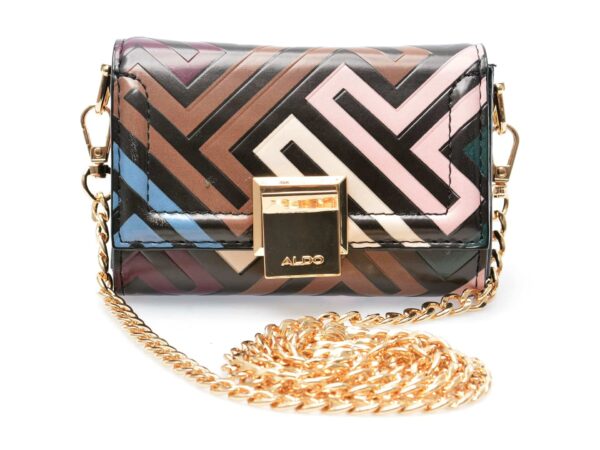 Portofel ALDO negru, MANIFEST970, din piele ecologica