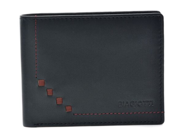 Portofel BIAGIOTTI bleumarin, 764, din piele naturala
