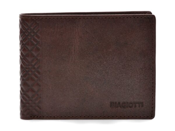 Portofel BIAGIOTTI visiniu, 760, din piele naturala