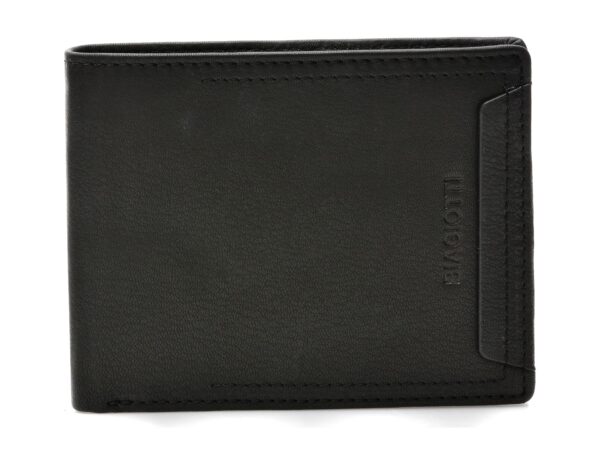 Portofel CONTEMPORARY COVERI negru, 21W764, din piele naturala