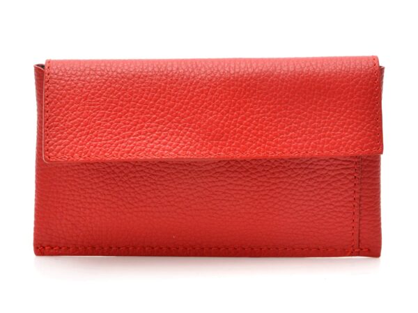 Portofel EPICA rosu, 1111, din piele naturala
