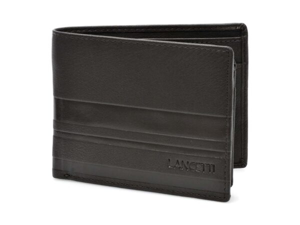 Portofel LANCETTI maro, 76240, din piele naturala