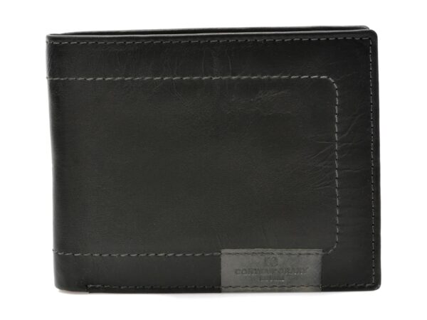 Portofel RENATO BALESTRA negru, RB292H, din piele naturala