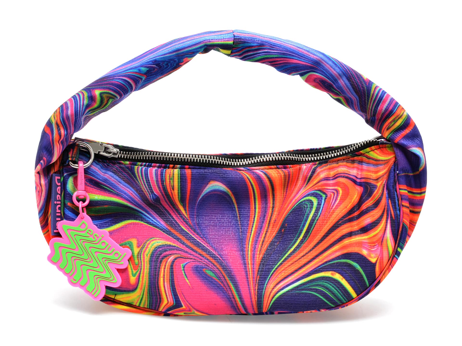 Poseta DESIGUAL multicolor, SAXY09, din piele ecologica