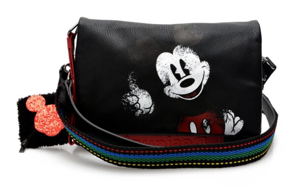 Poseta DESIGUAL neagra, WAXPA5, din piele ecologica