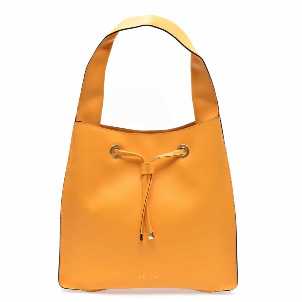 Poseta EPICA galbena, ARIS, din piele naturala