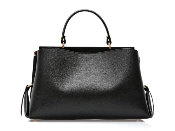 Poseta EPICA neagra, AA501, din piele naturala