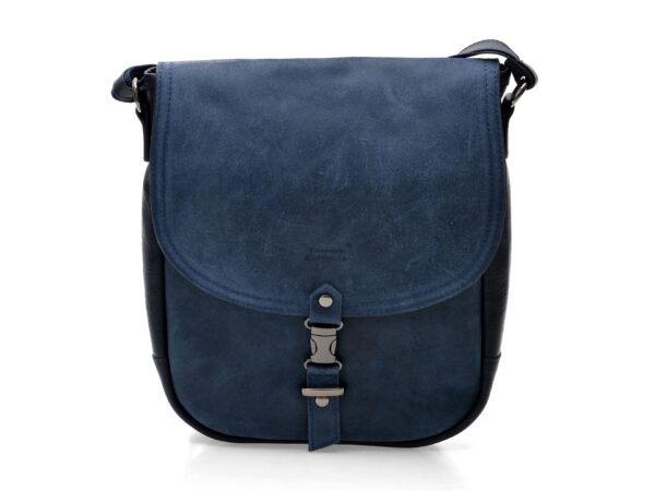 Poseta FOREVER CULTIVATE bleumarin, ZD274, din piele naturala
