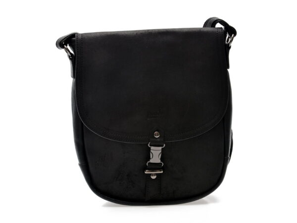 Poseta FOREVER CULTIVATE neagra, ZD274, din piele naturala