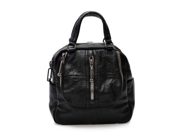 Poseta MATTHEW COX neagra, BYN908, din piele ecologica