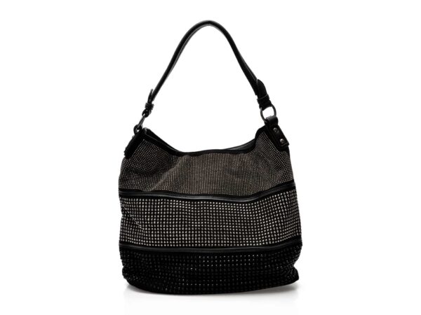 Poseta MATTHEW COX neagra, BYN927, din material textil