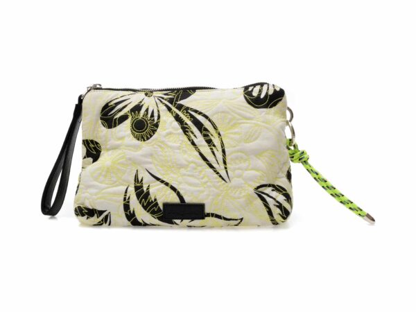 Poseta plic DESIGUAL alba, WAXAX3, din material textil