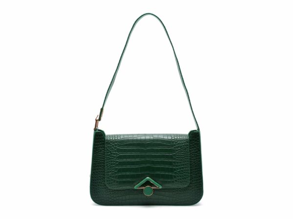 Poseta plic EPICA verde, VN581T, din piele ecologica