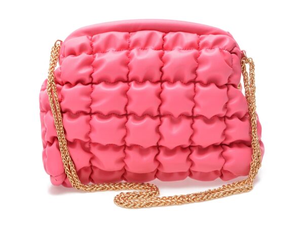 Poseta plic RAMAZAN fucsia, RY874, din piele ecologica