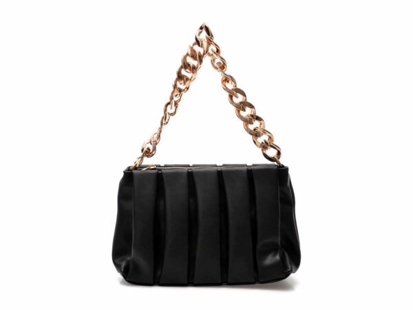 Poseta plic RAMAZAN neagra, RY722, din piele ecologica